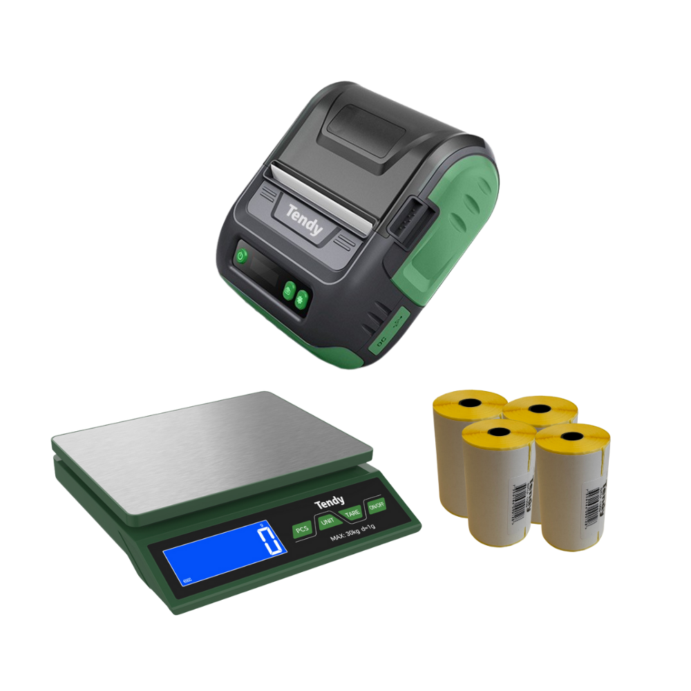 Tendy paket - Scriptor, Libra & 4 pack etiketter